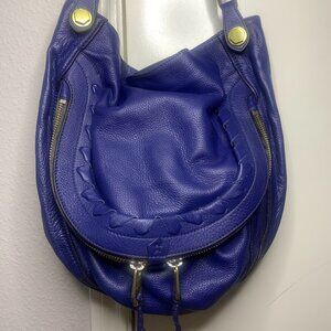 orYANY Royal Blue Leather Hobo
